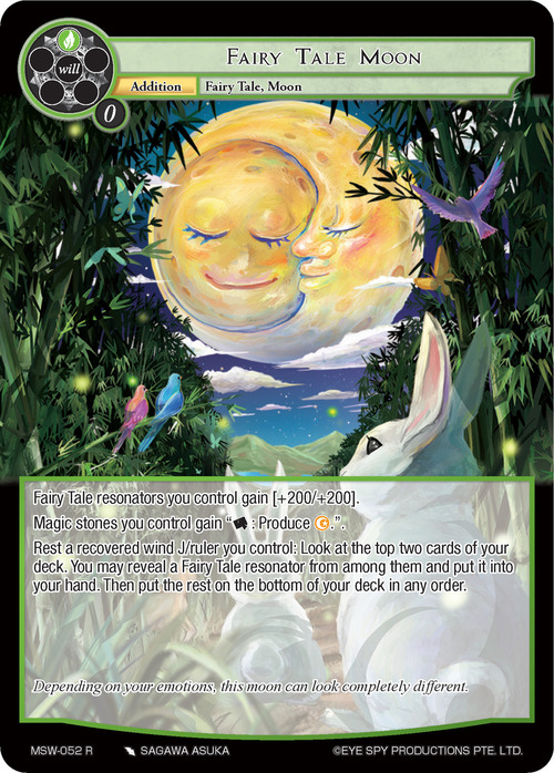 Fairy Tale Moon Card Front