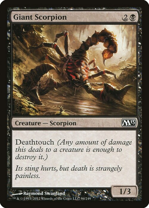 Scorpione Gigante Card Front