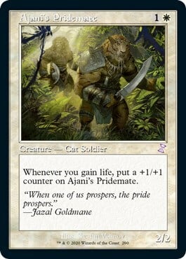 Ajani's Pridemate Card Front