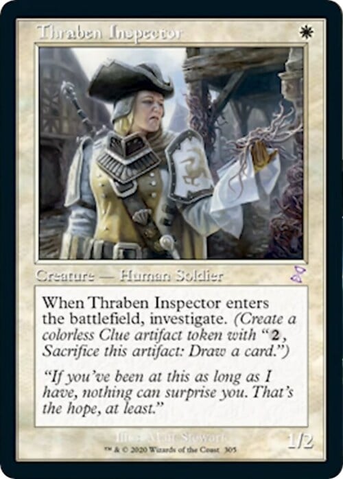 Inspectora de Thraben Frente