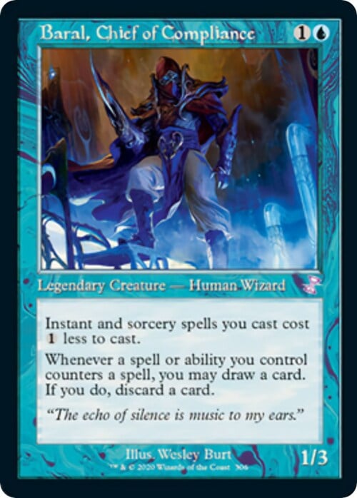 Baral, Chief of Compliance Card Front
