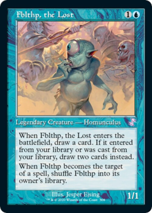 Fblthp, the Lost Card Front