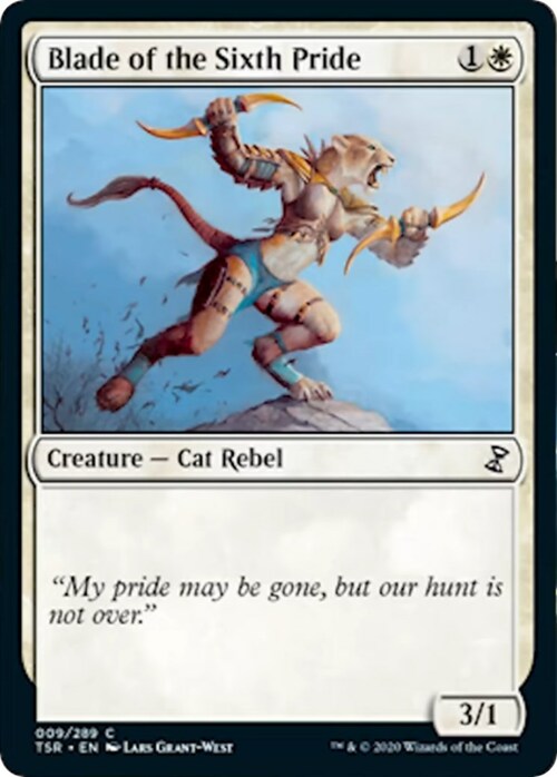 Blade of the Sixth Pride Card Front