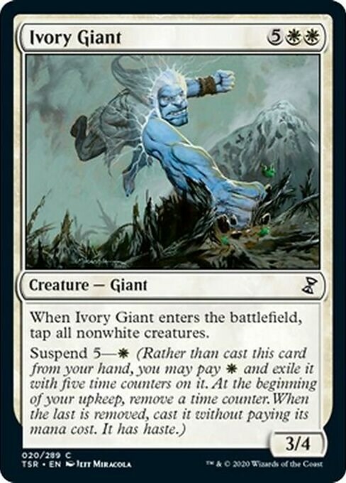 Ivory Giant Card Front