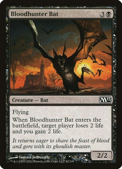 Bloodhunter Bat Card Front