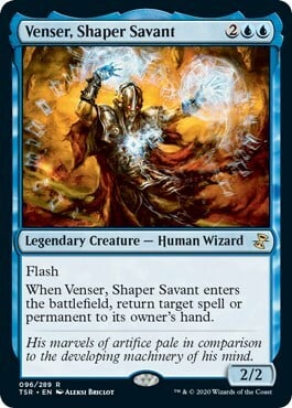 Venser, Shaper Savant Card Front