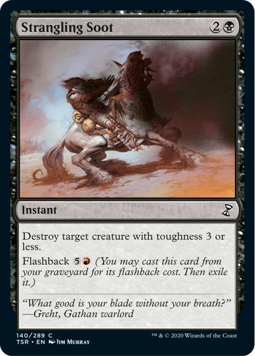 Strangling Soot Card Front