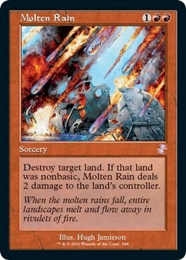 Molten Rain Card Front