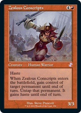 Zealous Conscripts Card Front