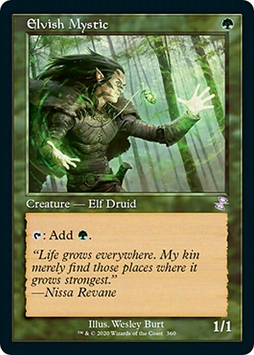 Elvish Mystic Card Front