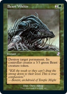 Beast Within Card Front