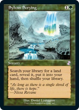 Sylvan Scrying Card Front