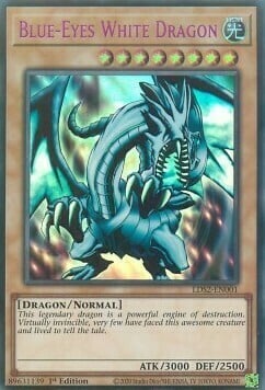 Blue-Eyes White Dragon Card Front