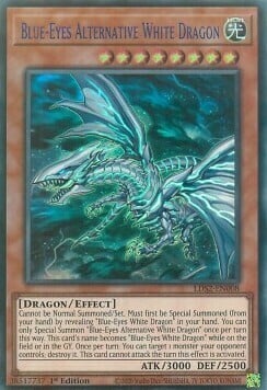 Blue-Eyes Alternative White Dragon Card Front