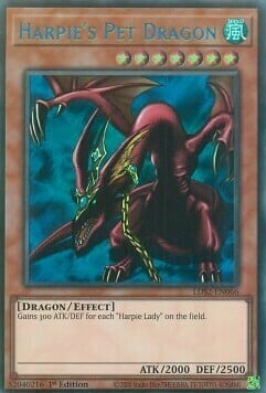 Harpie's Pet Dragon Card Front