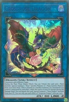 Crossrose Dragon Card Front