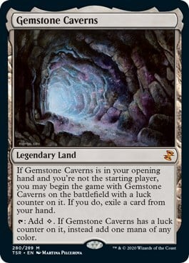 Gemstone Caverns Card Front