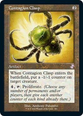 Contagion Clasp Card Front