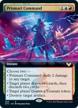 Prismari Command Card Front