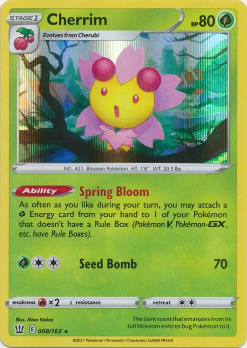 Cherrim [Spring Bloom | Seed Bomb] Card Front
