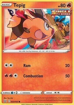 Tepig [Ram | Combustion] Card Front