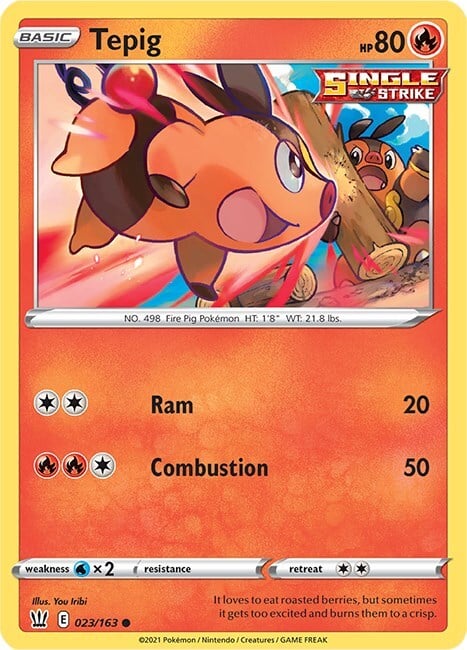 Tepig Card Front