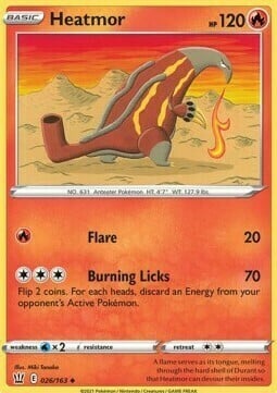 Heatmor [Flame | Burning Licks] Card Front