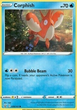 Corphish [Bubble Beam] Card Front