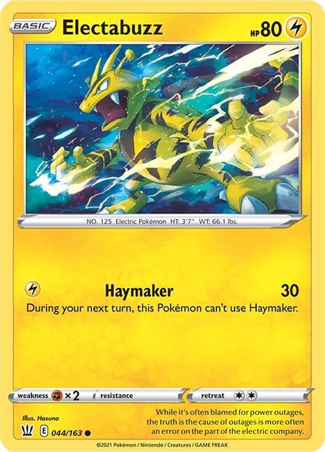Electabuzz Card Front