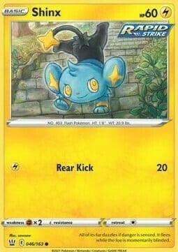 Shinx [Rear Kick] Card Front