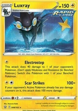 Luxray [Electrostep | Scar Strikes] Card Front