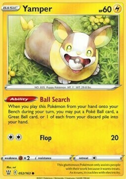 Yamper [Ball Search | Flop] Card Front