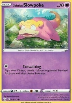 Galarian Slowpoke [Tantailizing] Card Front