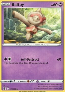 Baltoy [Self-Destruct] Card Front
