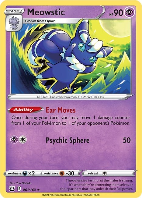 Meowstic Card Front