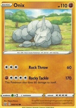 Onix [Rock Throw | Rocky Tackle] Card Front
