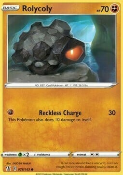 Rolycoly [Reckless Charge] Card Front