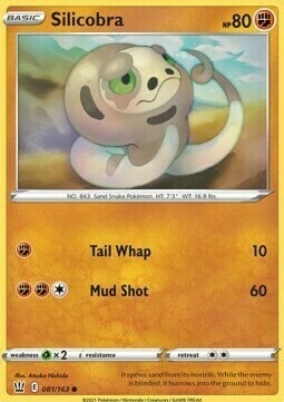 Silicobra [Tail Whap | Mud Shot] Card Front