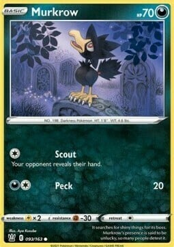 Murkrow [Scout | Peck] Card Front