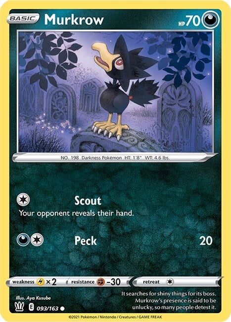 Murkrow Card Front