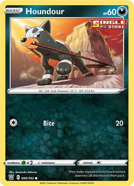 Houndour Card Front