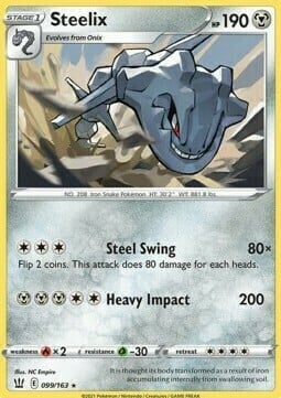 Steelix [Steel Swing | Heavy Impact] Card Front