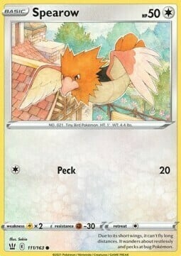 Spearow [Peck] Card Front