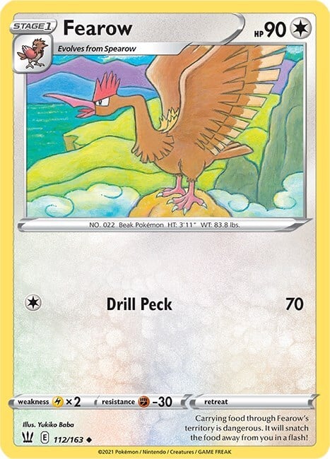 Fearow Card Front