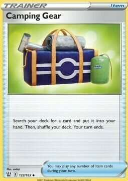 Camping Gear Card Front