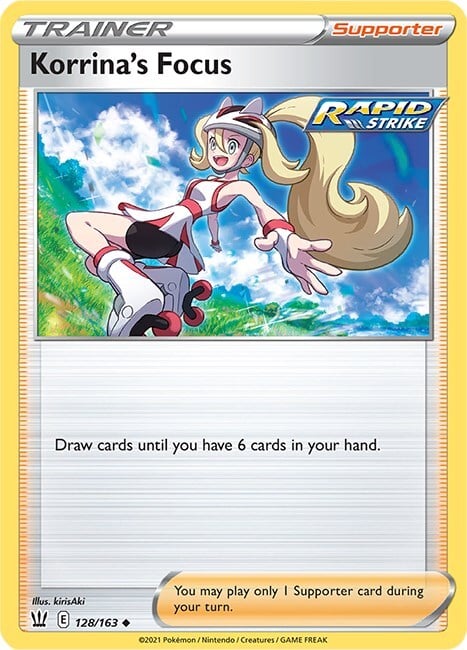 Korrina's Focus Card Front