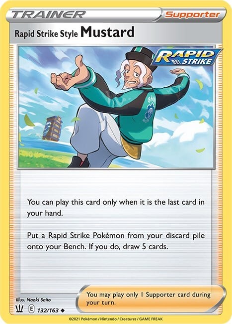 Rapid Strike Style Mustard Card Front