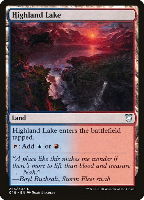 Highland Lake Card Front