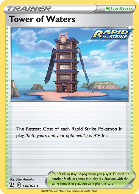 Tower of Waters Card Front
