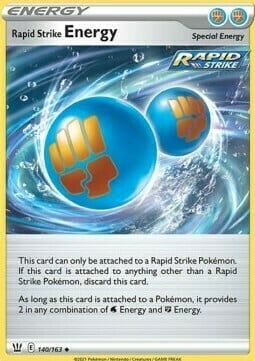 Rapid Strike Energy Card Front